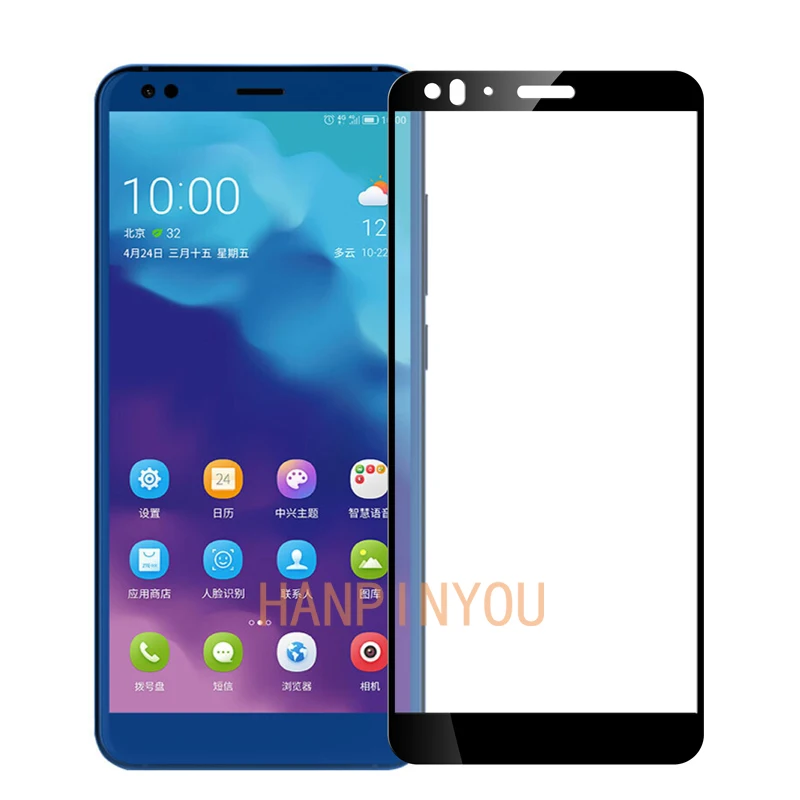 Ультратонкое закаленное стекло для переднего экрана ZTE Blade V9 V8 Z17 Z18 Mini 2.5D |