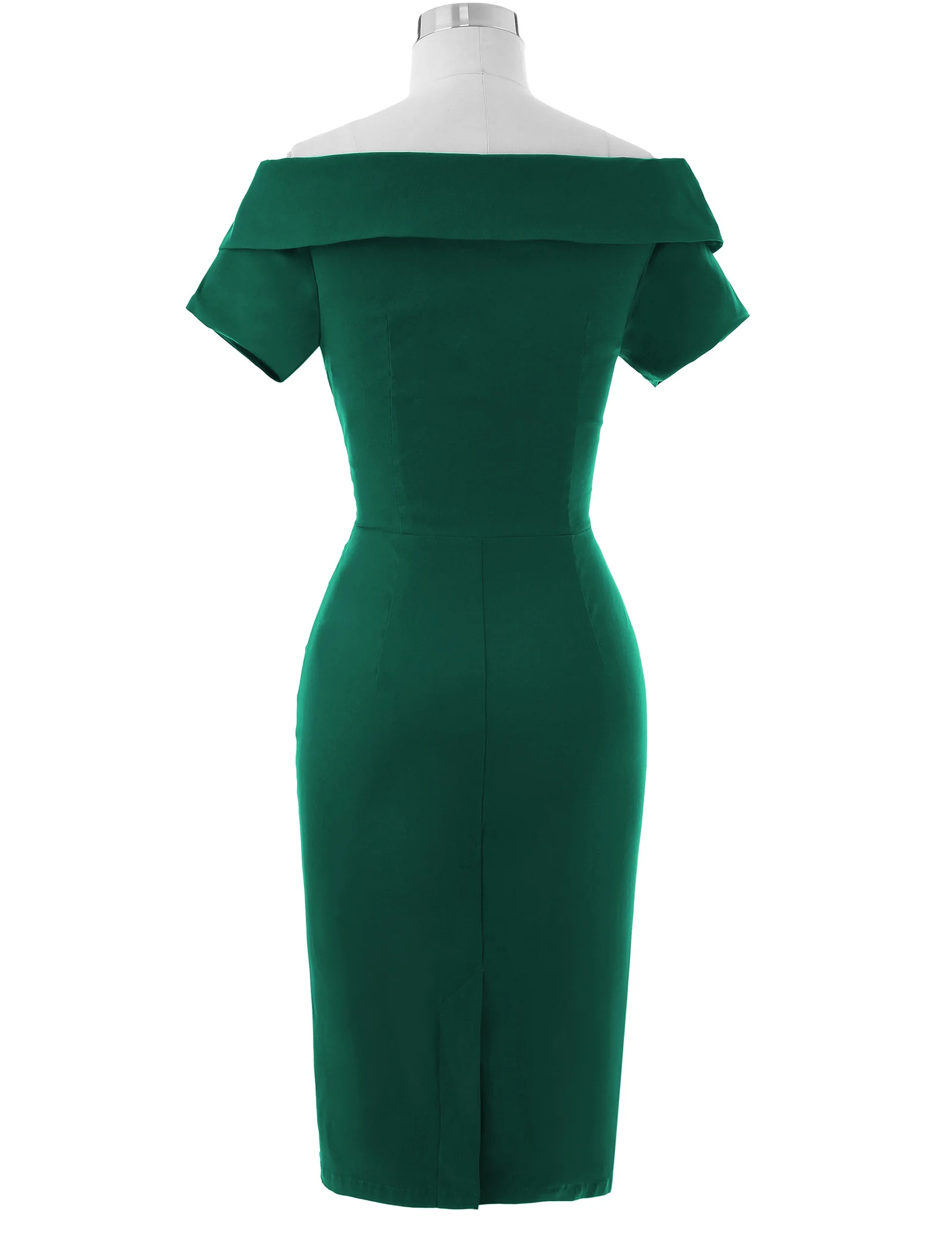 2018 Women Retro Vintage Short Sleeve Off Shoulder Hips-Wrapped Dress UK | Женская одежда