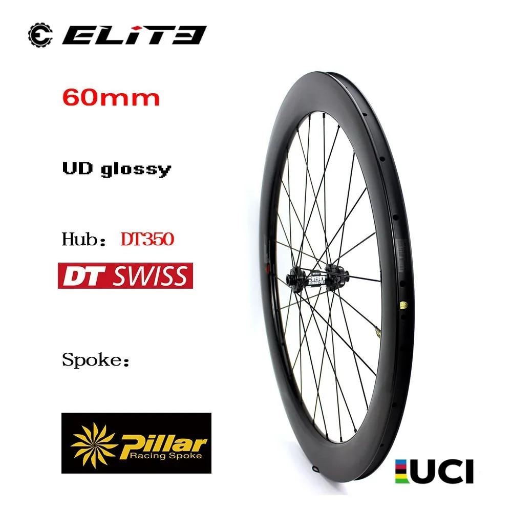 ELITEWHEELS 700c колесная установка 60 мм DT Swiss 350S ступица столба PSR AERO карбоновые колеса