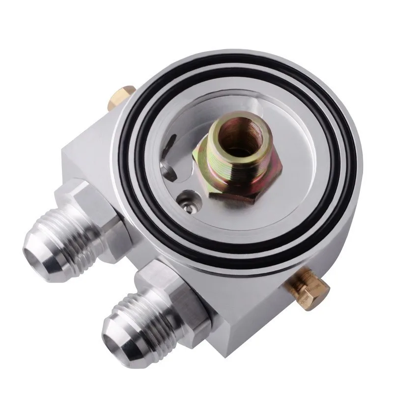 SPEEDWOW Универсальный алюминиевый масляный фильтр охладитель Сэндвич пластина