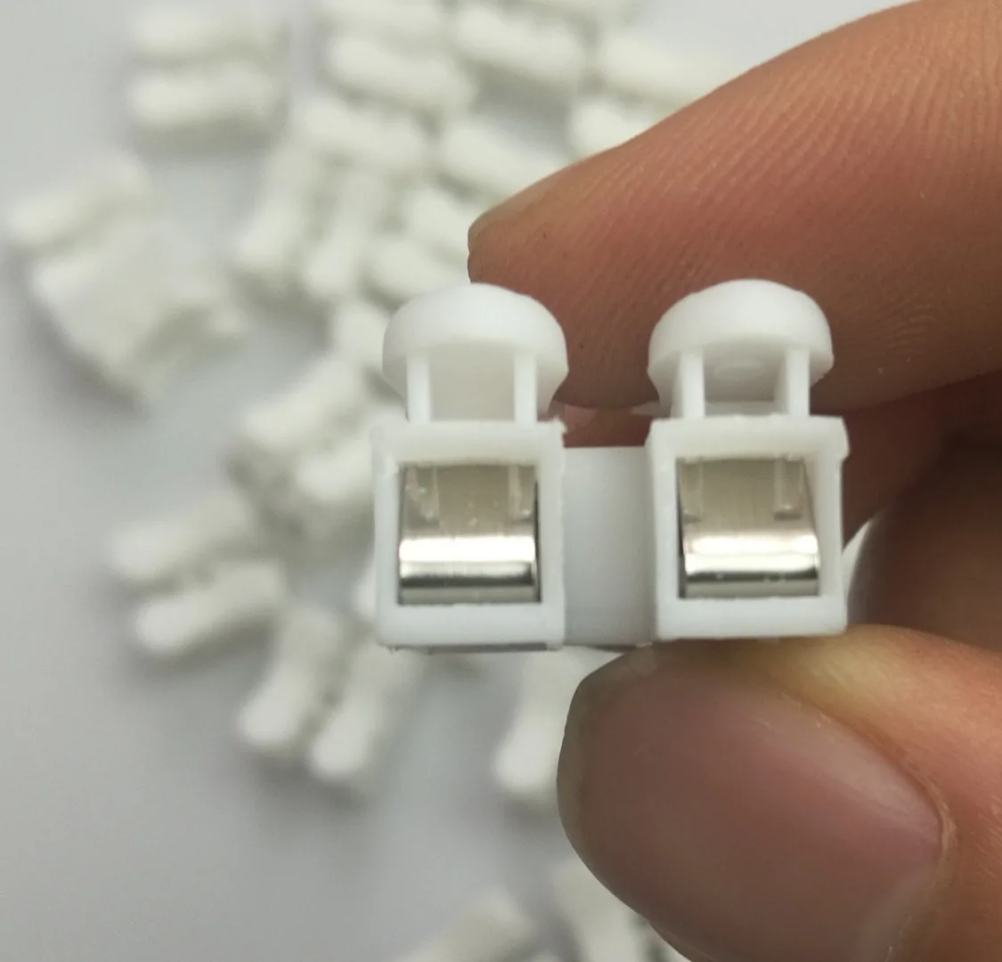 120pcs электрическая 2 контактный кабель Разъемы двойной разъем CH2 быстрый фиксатор