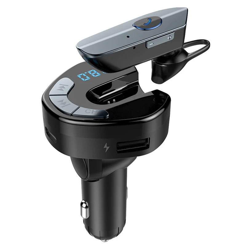 V8 Car USB Blue tooth FM Transmitter Music playback and charging audio transmitter | Автомобили и мотоциклы