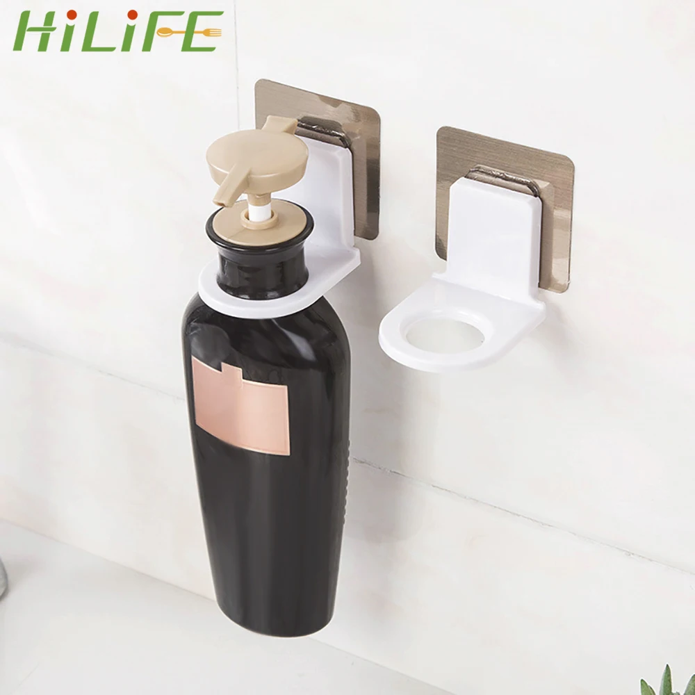 HILIFE самоклеющиеся крючки крепкий клей крючок для хранения стен гель душа шампунь