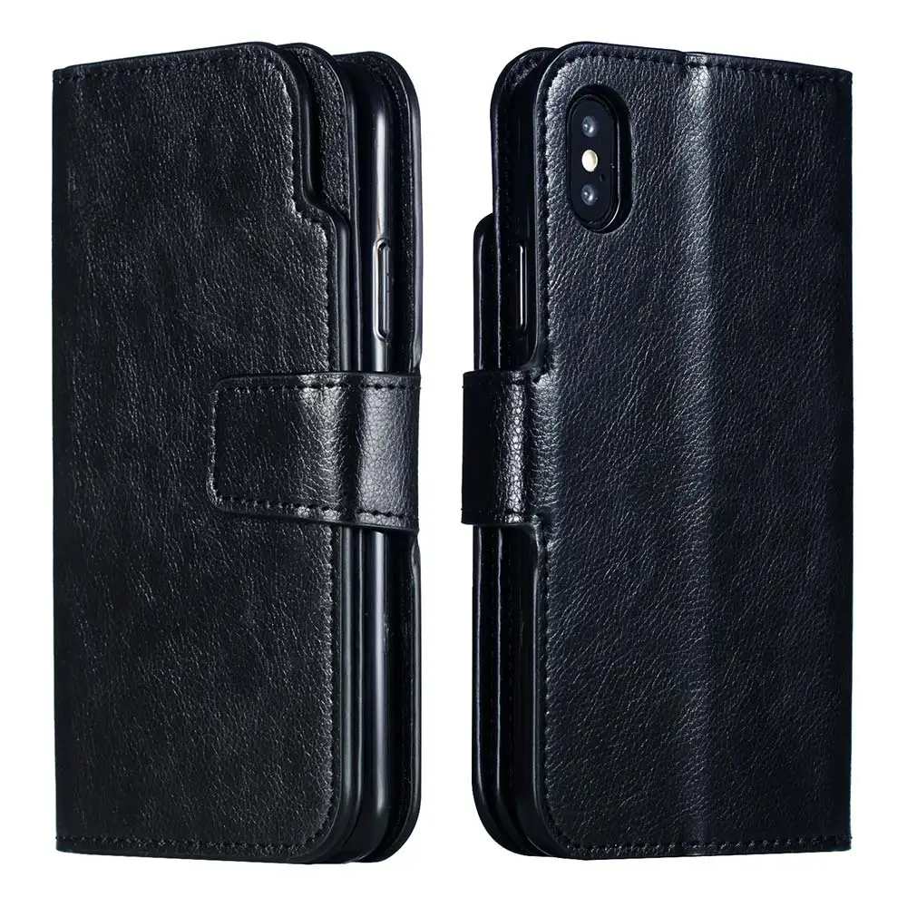 KISSCASE Retro PU Leather Wallet Case For iPhone X XR XS MAX Card Slot Holder Stand Cover 8 7 6 6s Plus 5 5s SE | Мобильные телефоны