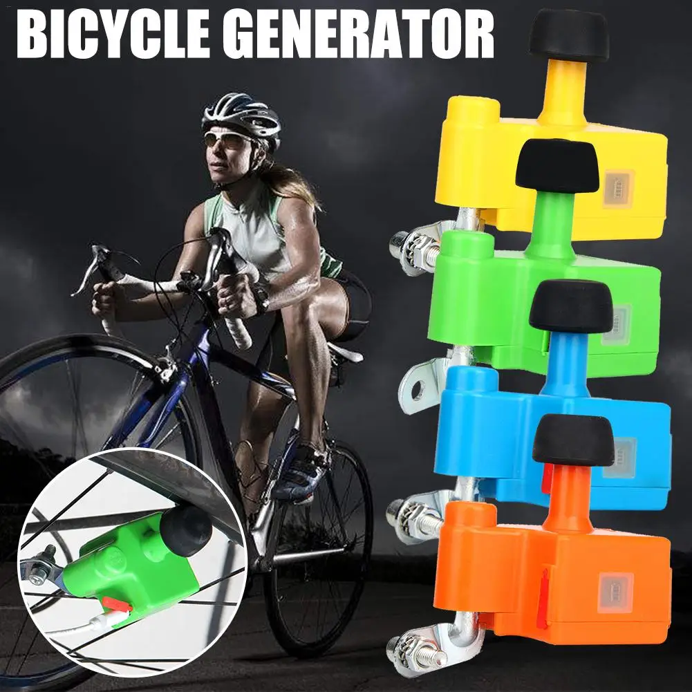 

5V 1A Output Bicycle Self Generator Mobile Dynamo Bicycle Bike Dynamo Built-in 1000mAh Battery Night Riding Equipment
