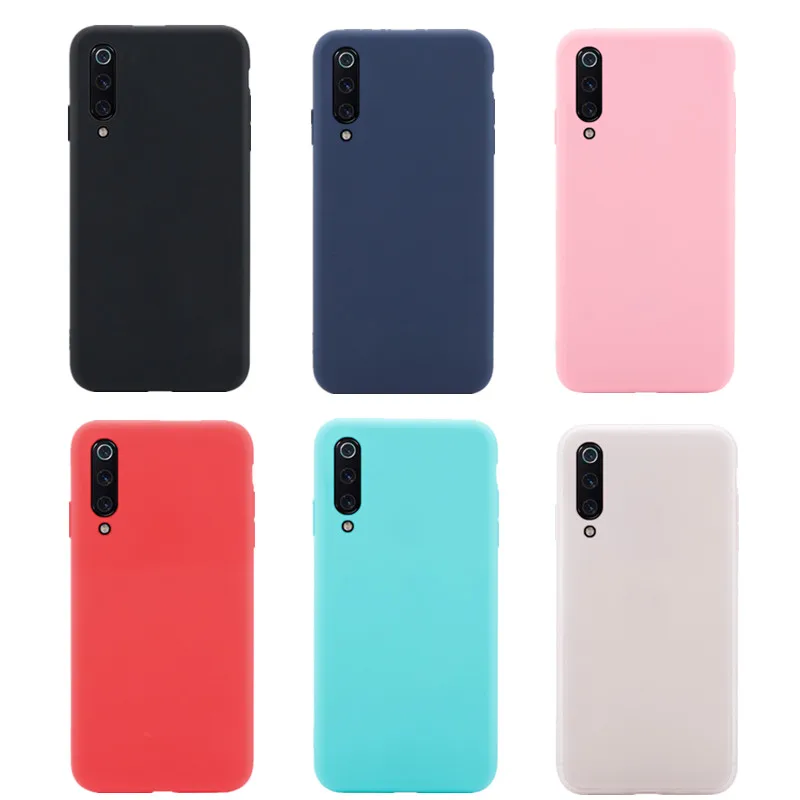 Для Xiaomi mi 9 SE Red 7 Note 6 Pocophone F1 чехол ярких цветов Мягкий ТПУ защитный с защитой от