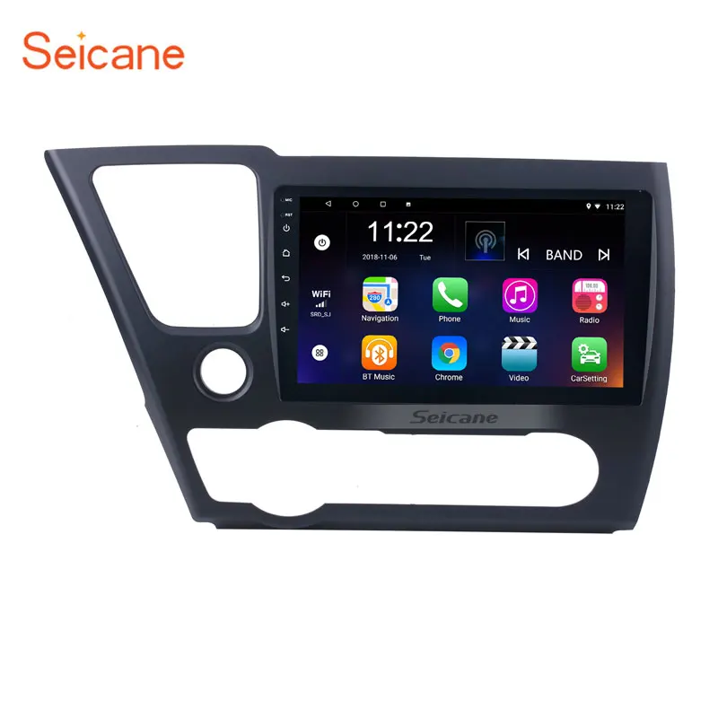 Автомагнитола Seicane мультимедийный проигрыватель 2din на Android 9 0/8 1 с сенсорным