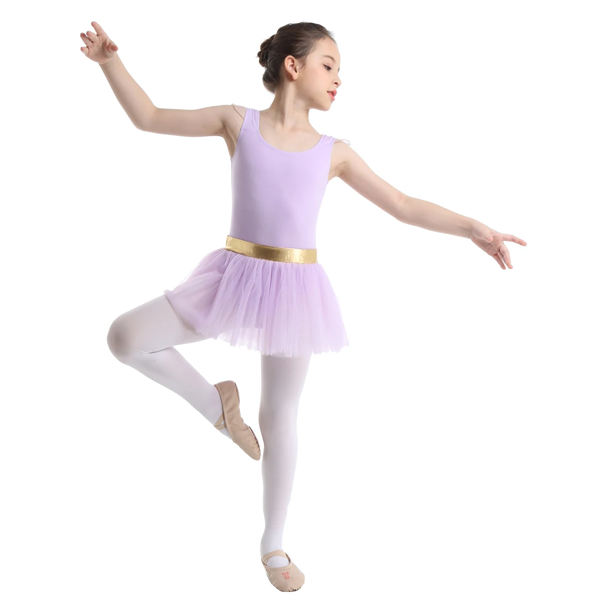 ChicTry/профессиональное балетное Сетчатое платье пачка для девочек детский