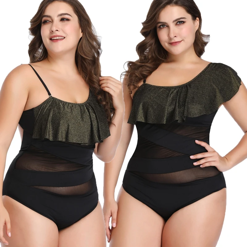 New 2019 Plus Size Womens One-Piece Swimsuit Beachwear Swimwear Push Up Monokini Bikini Bathing | Спорт и развлечения