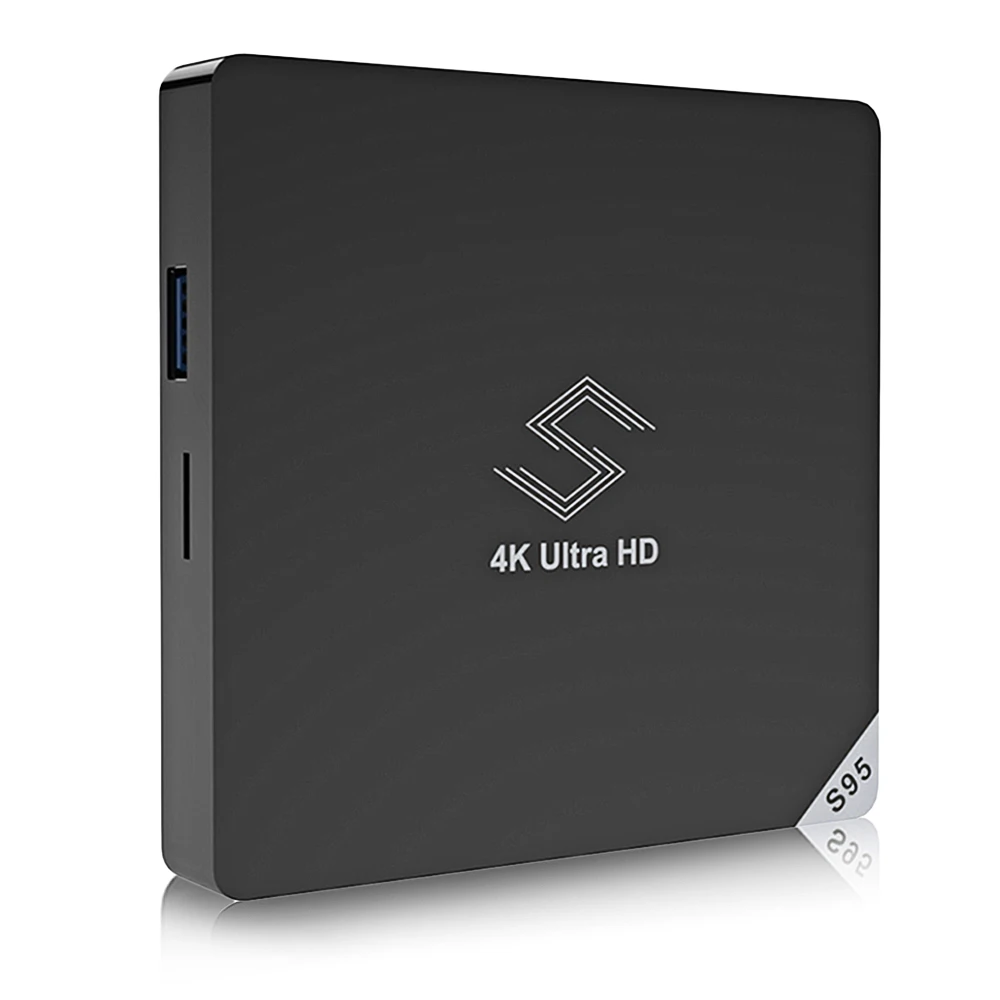 S95 S905XII 4K HD Smart tv Box Max Android 8 1 2 Гб 16 Cortex A53 медиаплеер Поддержка HDMI AVI телеприставки