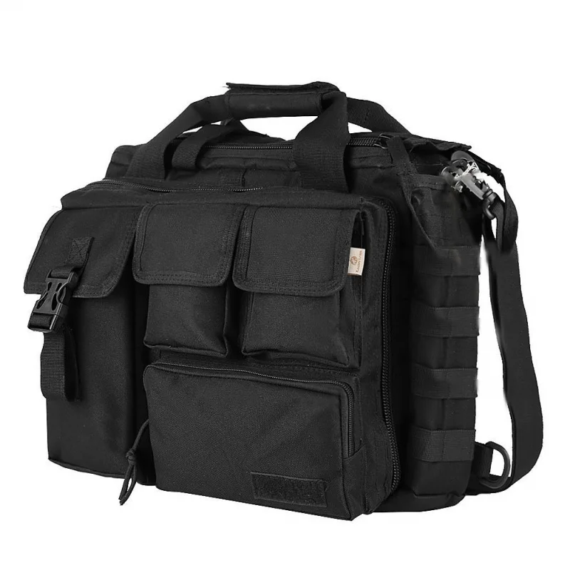 

Pro- Multifunction Mens Military Outdoor Nylon Shoulder Messenger Bag Handbags Briefcase Large Enough for 14" Laptop/Sony/Can