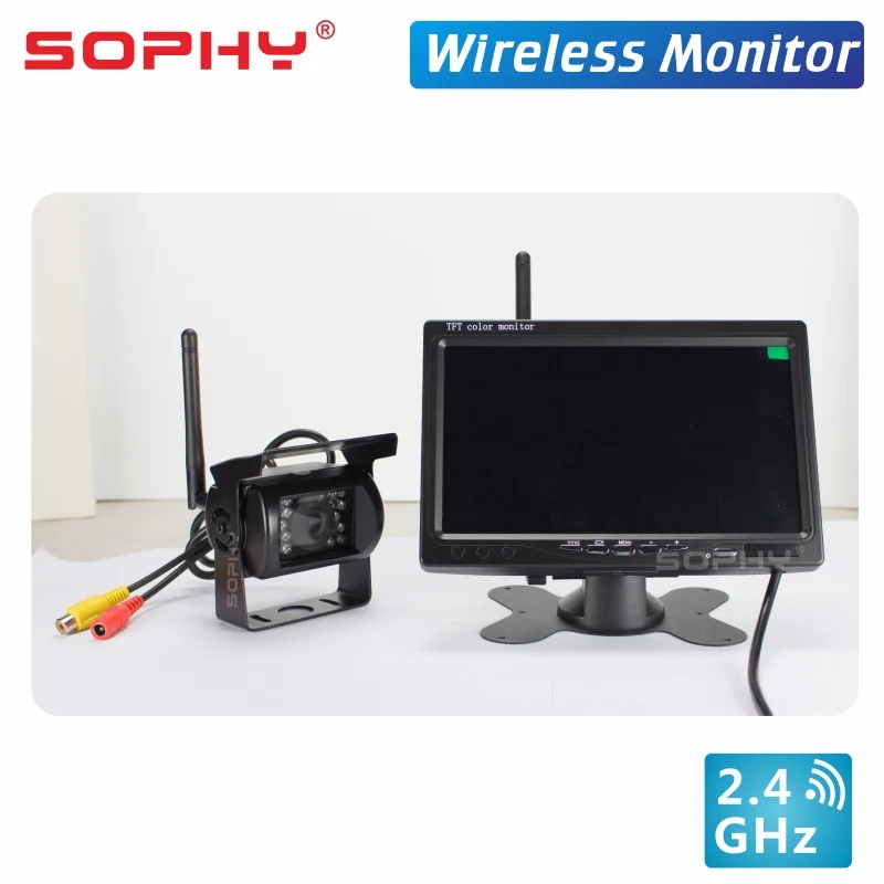 Софи 7 дюймов автомобильные шины для грузовиков Беспроводной монитор парковки