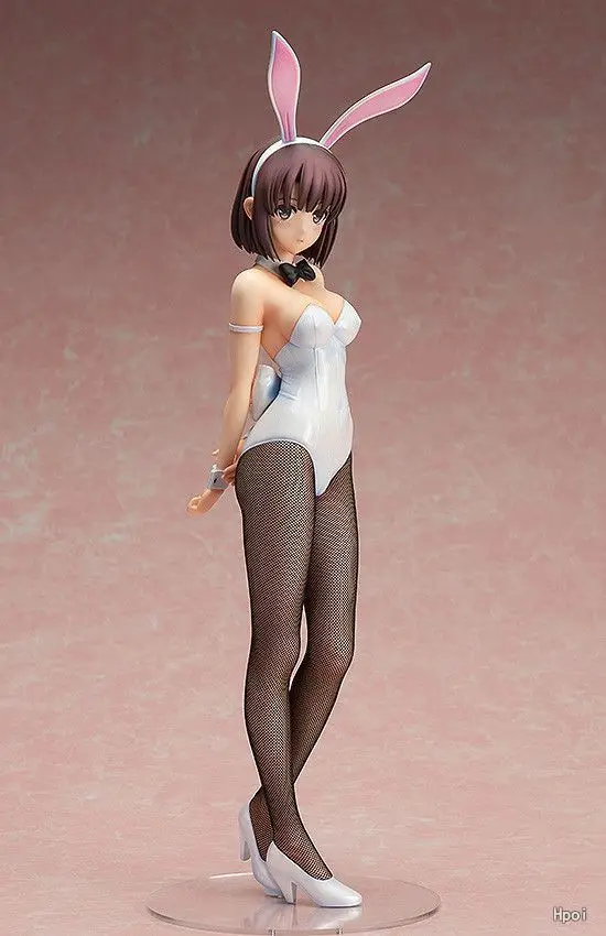 Saenai героин нет Sodatekata Кролик уха katou Megumi Банни Ver 1/4 модель белые пикантные в ноги