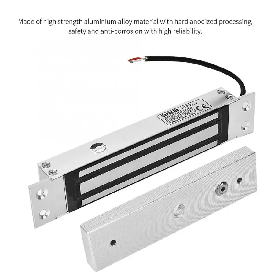 DC 12V 180kg Встроенный Электрический магнитный замок электромагнитный контроль