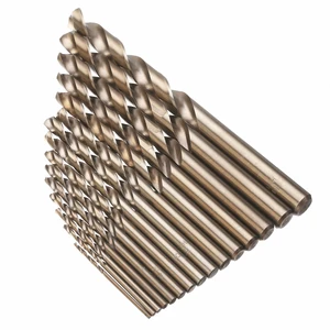 Набор сверл кобальтовых, 1,5-10 мм, 15 шт.