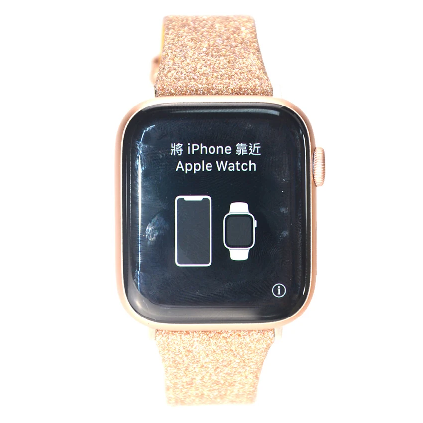 Кожаный ремешок для наручных часов Apple Watch 4/3/2/1, 42 мм, 38 мм, версия с пересекающимися мигающими звездами резиновый кабель-браслет на запястье адаптер для наручных часов iwatch, Applewatch 40 мм 44 мм длина браслета