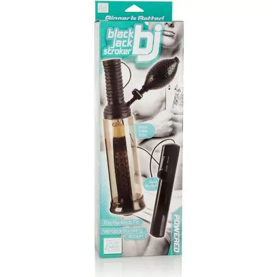 Black Jack Stroker With Vibration Pump Developer Lengthen Penis Masturbator | Красота и здоровье