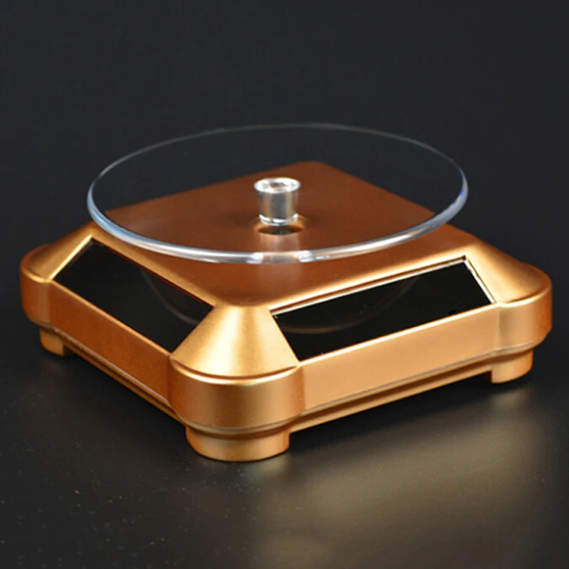 Солнечная Витрина 360 Поворотная вращающаяся витрина для ювелирных