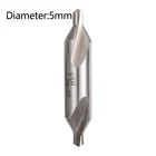 Комбинированные центральные сверла, 60 градусов, набор зенкеров для электроинструментов, 1 шт., 1 мм2 мм3 мм5 мм, HSS