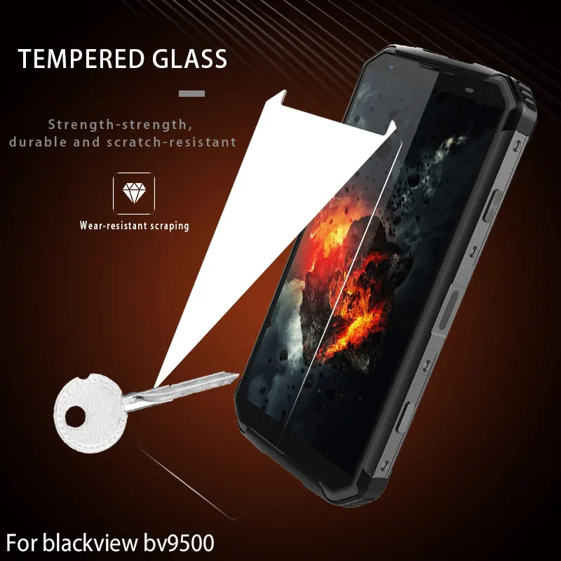 Закаленное стекло 9H для Blackview BV9500 защитная пленка экрана Pro защитное легкая в