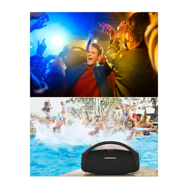 Hopestar H32 открытый портативный Bluetooth динамик беспроводной Водонепроницаемый Ipx6