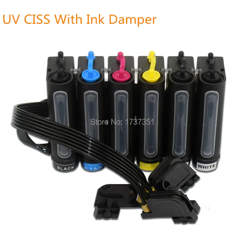 Универсальный УФ Bulk ciss Ink Системы для Epson L800 R300 R230 R270 R290 T50 1390 1400 1450 1500 A3 A4 Flatable