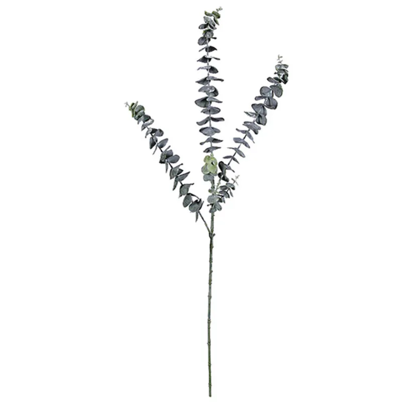 1 шт. искусственный цветок из шелка Эвкалиптовый завод зеленые листья Свадебная