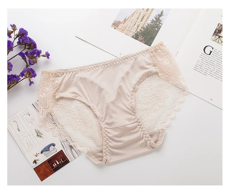 Женское 100% натуральное шелковое белье прозрачное женское нижнее бесшовные