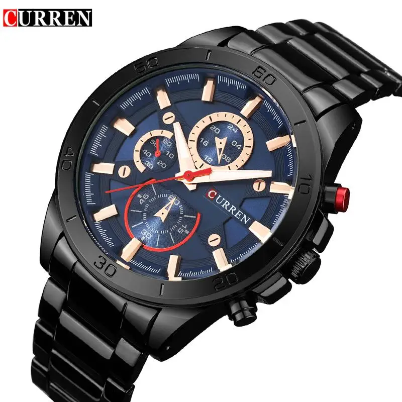 Curren 8275 новинка 2019 Топ бренд роскошные часы для мужчин Relogio Masculino кварцевые модные