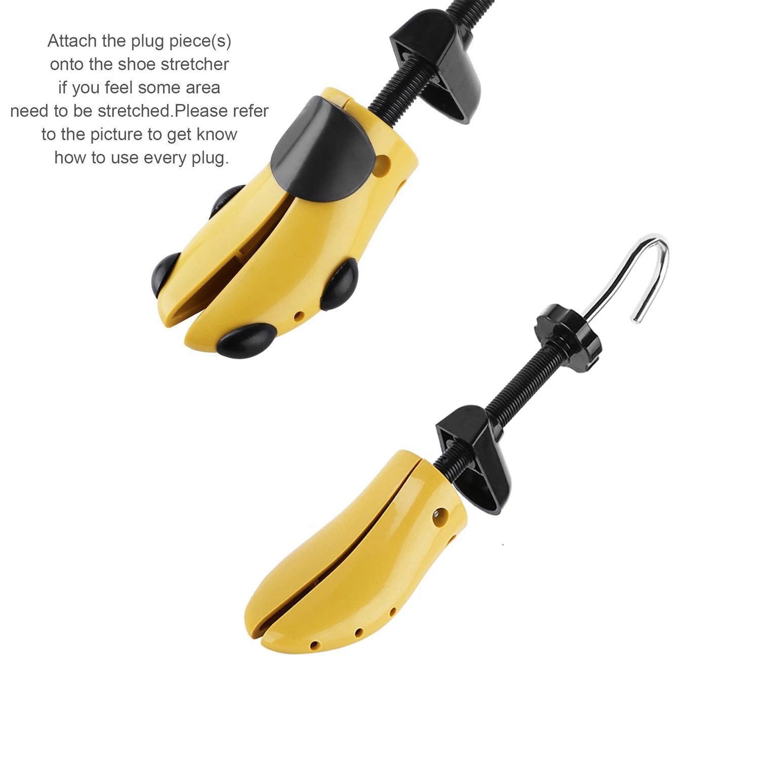 Пара профессиональных 2-сторонних премиум-носилок для обуви прочная пластиковая