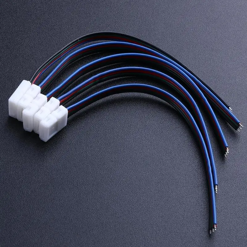 5 шт. 4Pin 8 мм Бесплатная сварки PCB инструменты для наращивания волос w/провода 3528SMD