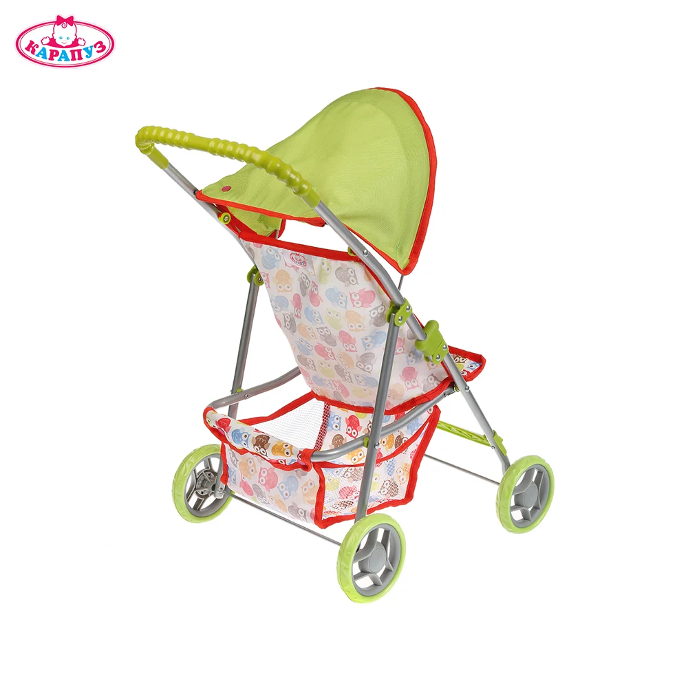 Коляска книжка КАРАПУЗ металлическая колёса 4*11 см|Игровые наборы c куклой| |