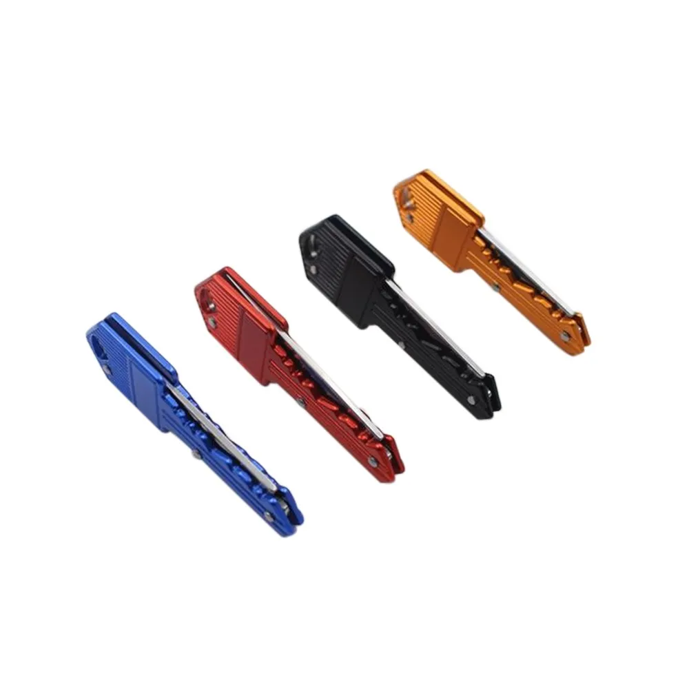 Keychain Camping Key Ring With Folding Mini Cutter Hunting Survival Tactical Pocket Knives Black | Спорт и развлечения