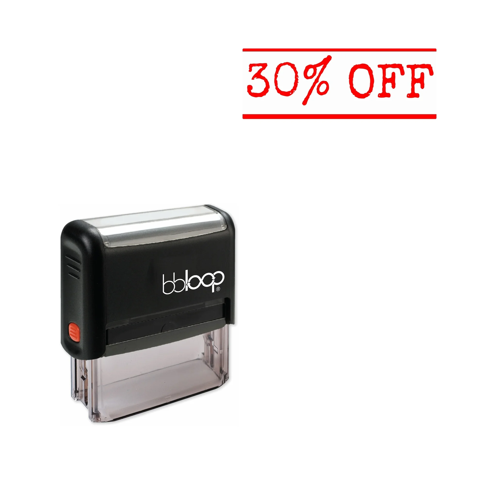 

Офисный штамп Bbloop с автоматическим чернением «30% OFF», прямоугольная машинка для письма