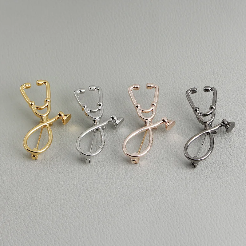 women jeans shirt pin Movies Periphery Ornaments Mysterious Doctor Stethoscope Brooch Accessories clothing gift | Украшения и