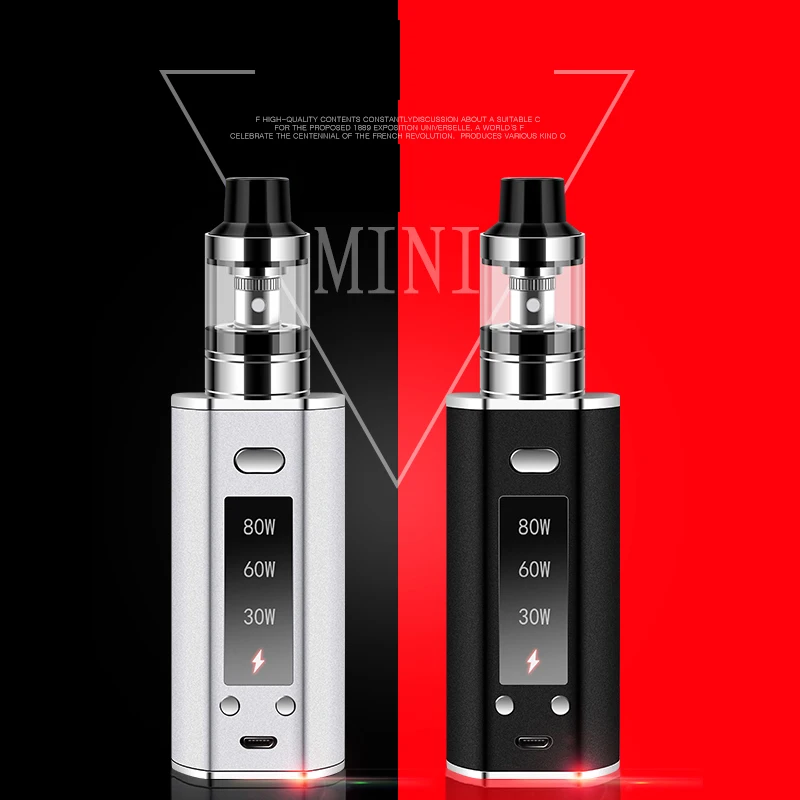 Коробка V 80w мод комплект Электронная сигарета 2000Ah испаритель коробка кальян