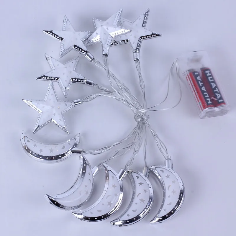 Рамадан светильник светодиодный строка батареи свет деко eid