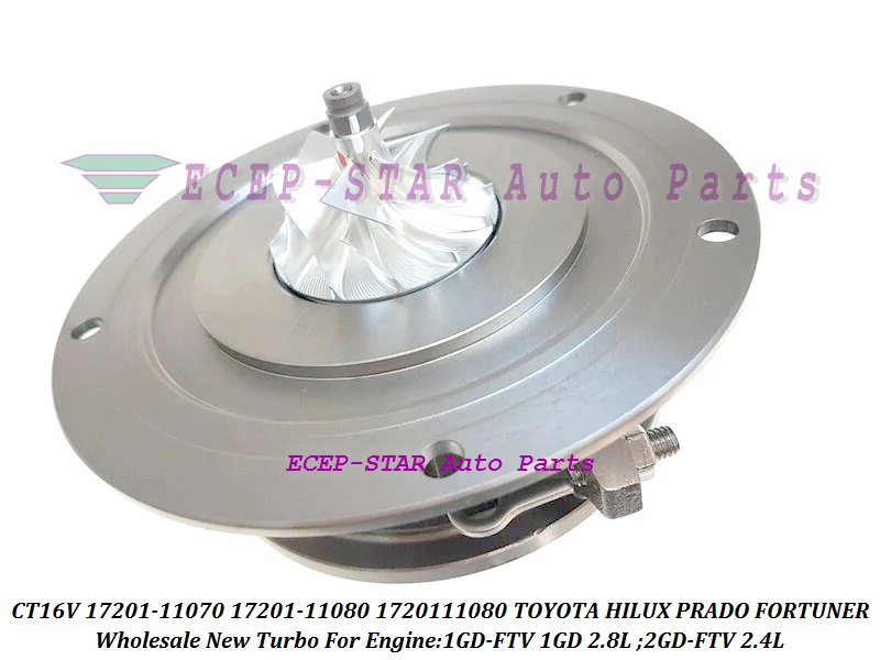 Турбокартридж CHRA CT16V 17201-11070 17201-11080 1720111070 1720111080 для TOYOTA HILUX PRADO FORTUNER 1GD-FTV 1GDFTV 1GD 2.8L |