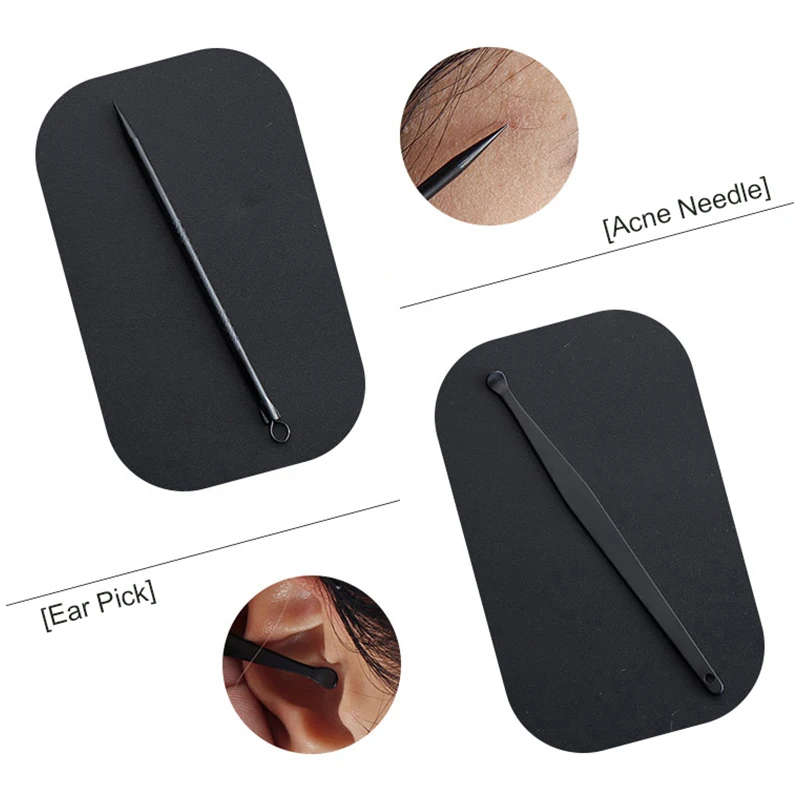 

Meisha 10 in 1 Professional Nail Art Tools Set Tweezer Ear Pick Makeup Scissor Pedicure Manicure Tools Nail Clippers Set HE0009