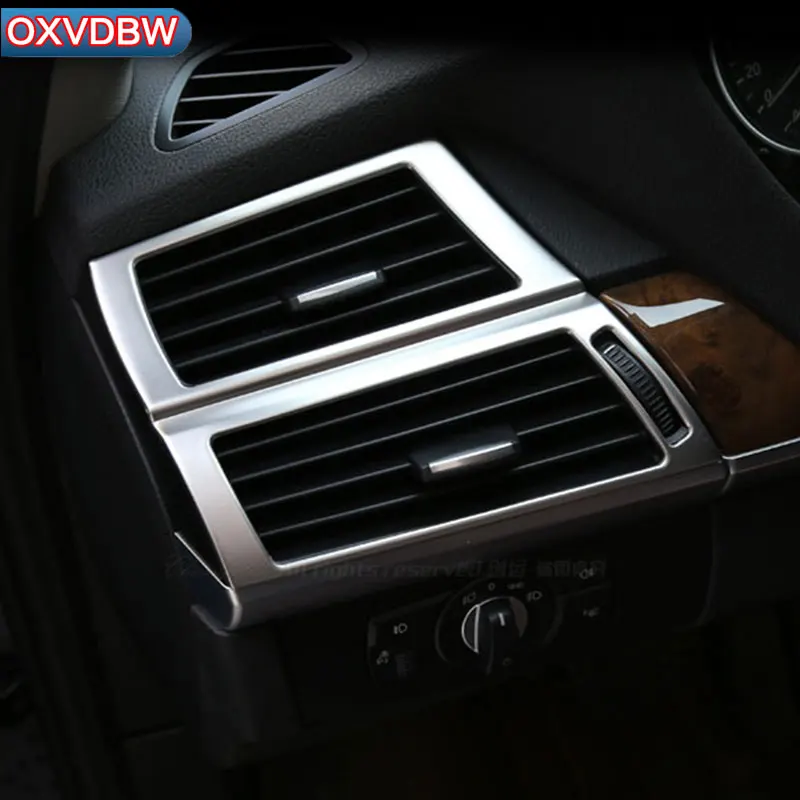 Для bmw e70 e71 x5x6 аксессуары интерьерный декор из нержавеющей стали левая и правая