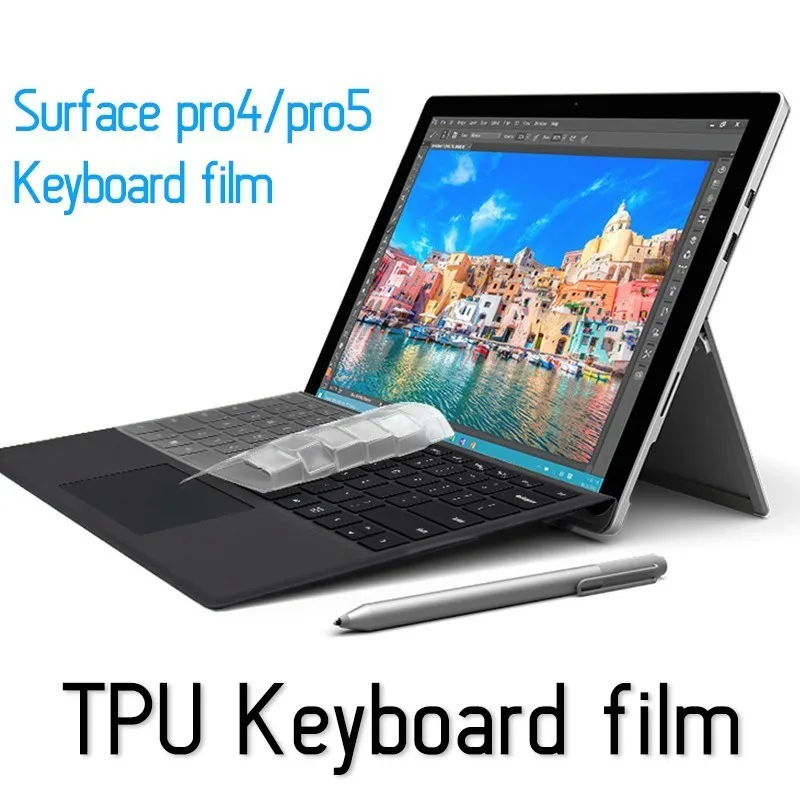 Защита для клавиатуры ноутбука чехол Microsoft Surface Pro 4/5 11 дюймов плоский ноутбук