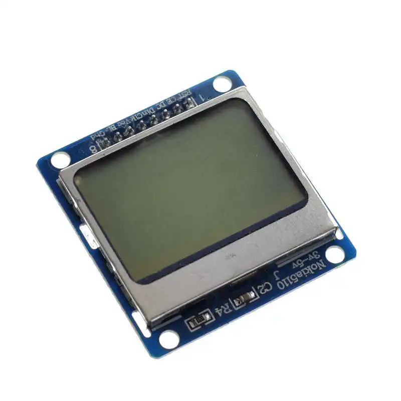 Новый-умный электронный ЖК-модуль монитор синий адаптер подсветки Pcb 84x48 Lcd для Nokia