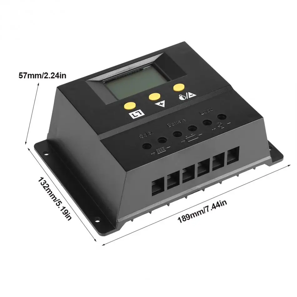 80APWM DC 12/24V 80A PWM Контроллер заряда солнечной батареи регулятор 720/1440W солнечная