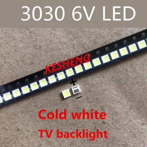 EVERLIGHT 200 шт. светодиодная подсветка высокая мощность СВЕТОДИОД 1,8 Вт 3030 6 в холодный белый-лм PT30W45 V1 приложение для телевизора