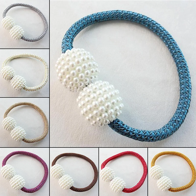 Жемчужные магнитные держатели для шаров на шнуровке висячая пряжка завязка