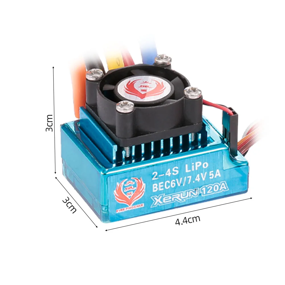 BEC XT60 разъем 120A бесщеточный Электрический регулятор скорости ESC для