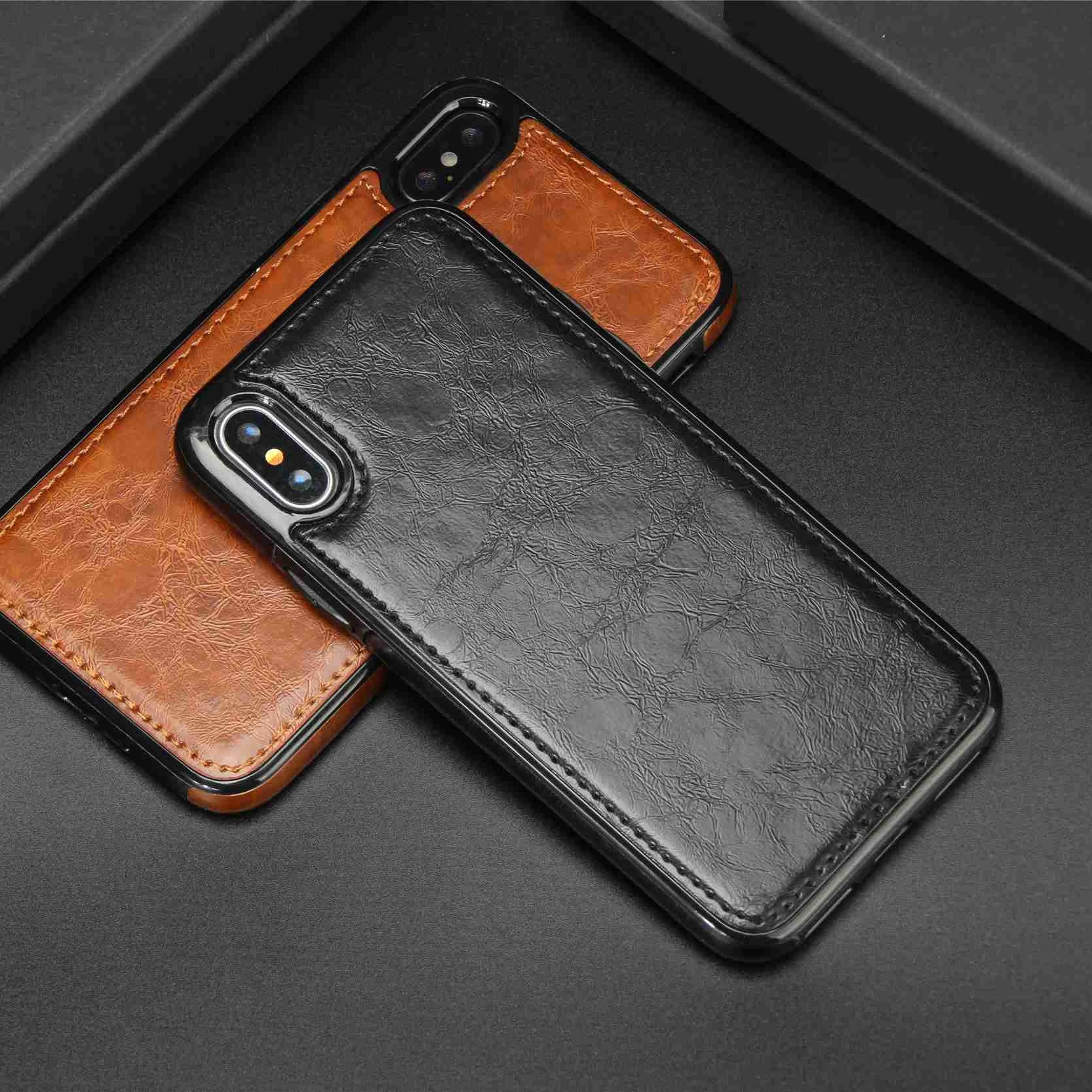 KISSCASE Магнитный поглощающий кожаный чехол для samsung Galaxy S9 S8 Plus S7 Ретро Чехол из