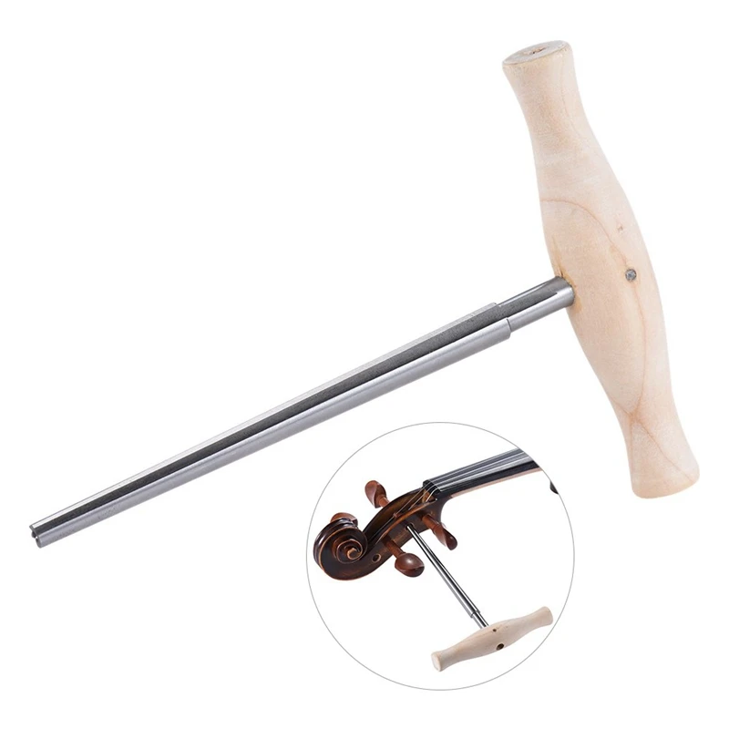 Скрипка Peg Hole Reamer 1:30 коническая с деревянной ручкой для 3/4 4/4 Violins Luther Tool|Детали и