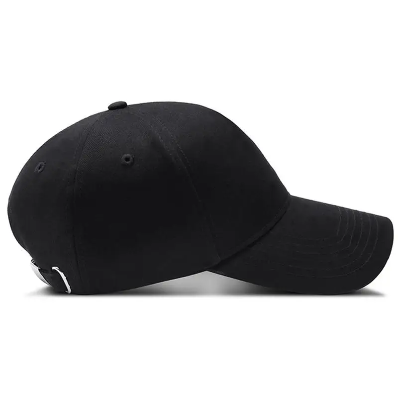 Unisex Cotton Cap Outdoor Black Baseball Caps All-Match Sports Casual Sun Hat For Men Women | Спорт и развлечения