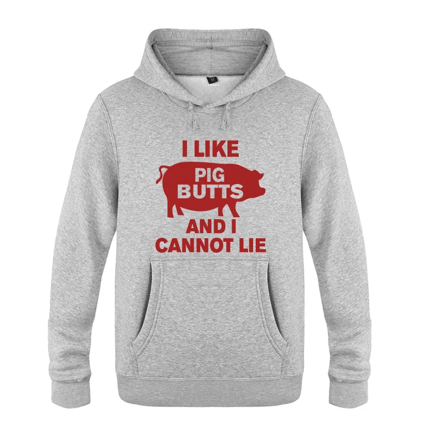 I Like Pig Butts saking Sarcastic толстовки для мужчин 2018 Мужской пуловер свитшот